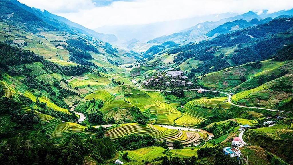Mu Cang Chai terraced fields, Lao Cai. (Photo: THANH DAT)