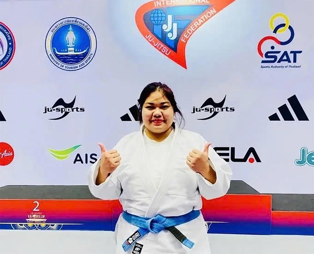 Nguyen Thi Thanh Truc bags a silver medal in Jujitsu World Championship 2025 (Photo: sggp.org.vn)