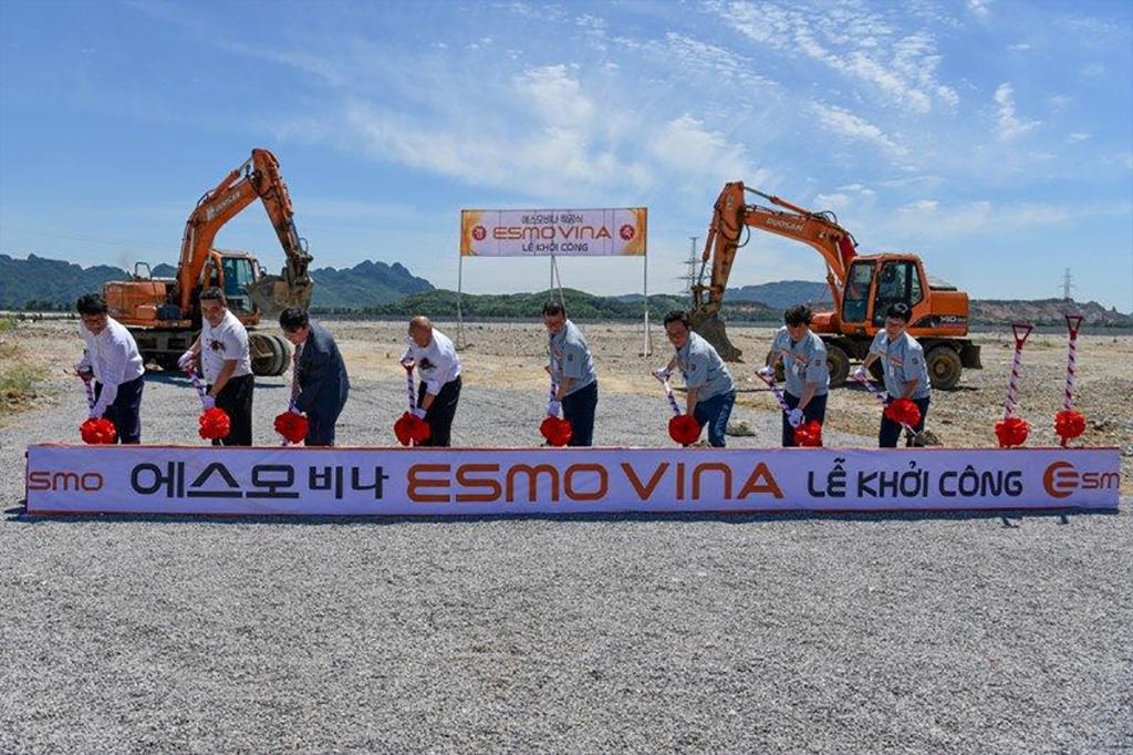 Ground breaking ceremony of Esmovina in Gia Phu industrial cluster.