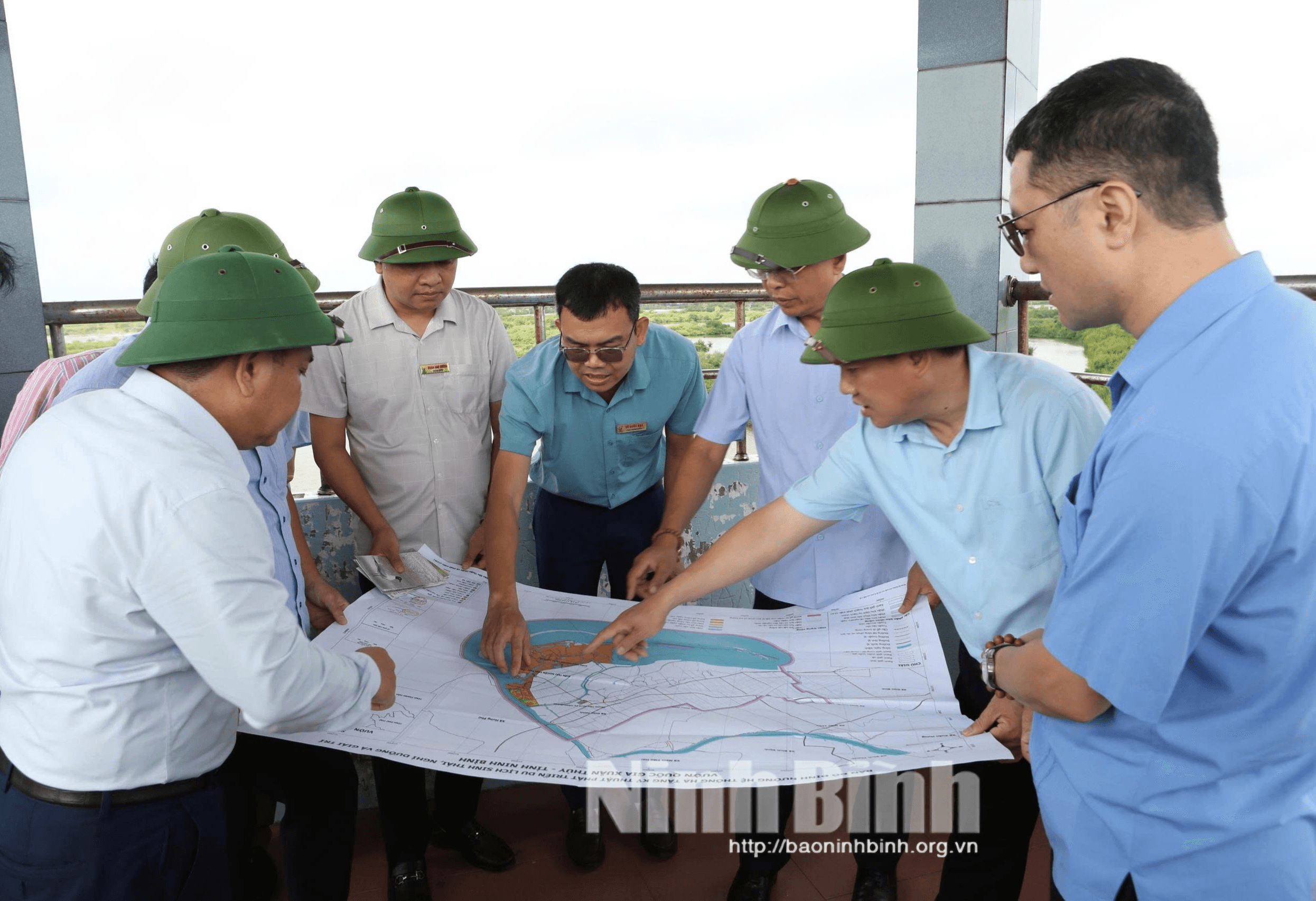 Provincial officials survey potential for sustainable ecotourism development at Xuan Thuy National Park