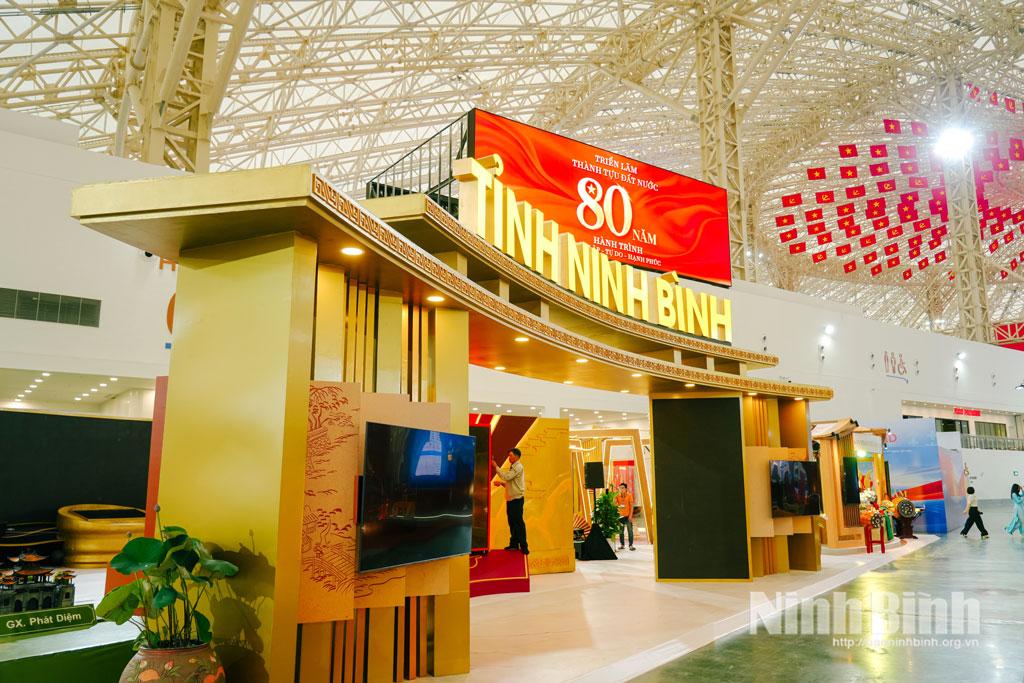 Perspective view of the exhibition space of Ninh Binh province.