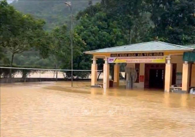 Typhoon Bualoi and subsequent flooding severely hit Nghe An province (Photo: VNA)