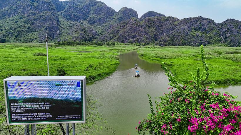 Van Long an internationally recognised nature reserve in Vietnam (Photo: VietnamPlus)