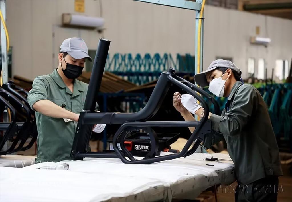 At Giang Dien Industrial Park in Dong Nai province (Photo: VNA)
