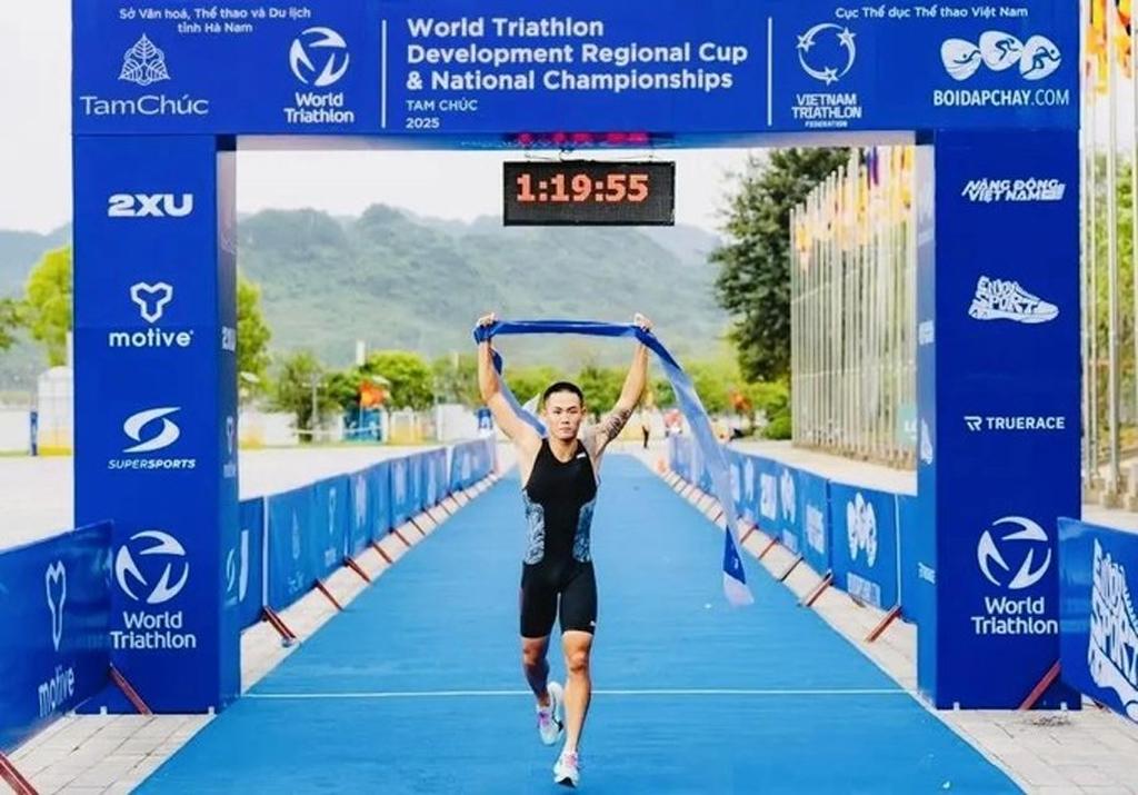 Athletes will have the opportunity to compete in the 2026 National Triathlon Club Championships and the 2026 Asia Triathlon Cup Tam Chuc in Ninh Binh. (Photo: TRIATHLONVN)