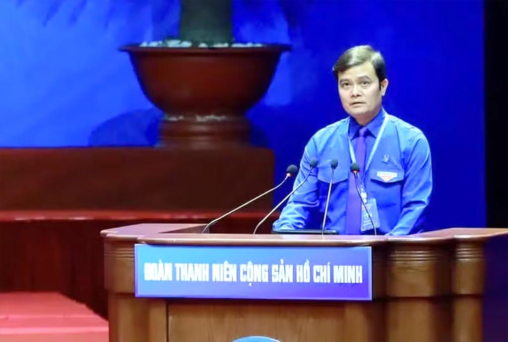 Bui Quang Huy is re-elected First Secretary of the Ho Chi Minh Communist Youth Union (HCYU) Central Committee for the 2026 2031 term (Photo: VNA)