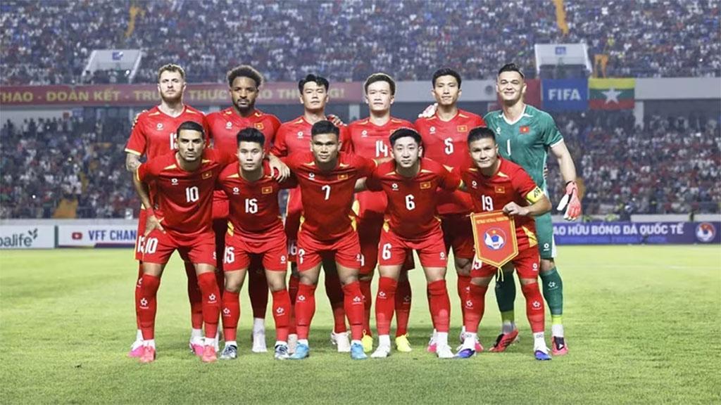 Viet Nam remain 99th in the latest FIFA World Ranking. (Photo: VFF)