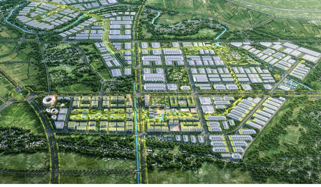 Perspective design of Ninh Bình hi-tech park.