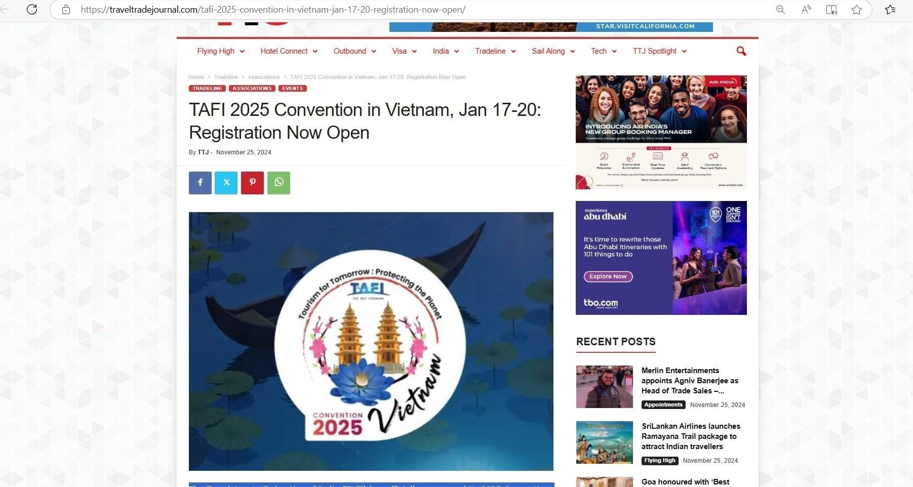 India to promote Ninh Binh’s tourism potential