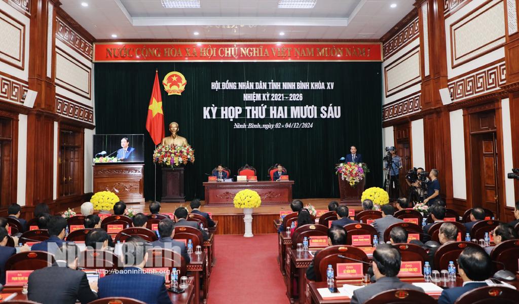 Ninh Binh Provincial People's Council convenes 26th session