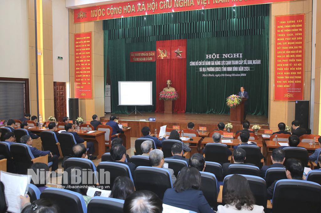 Ninh Binh announces District and Department Competitiveness Index 2024