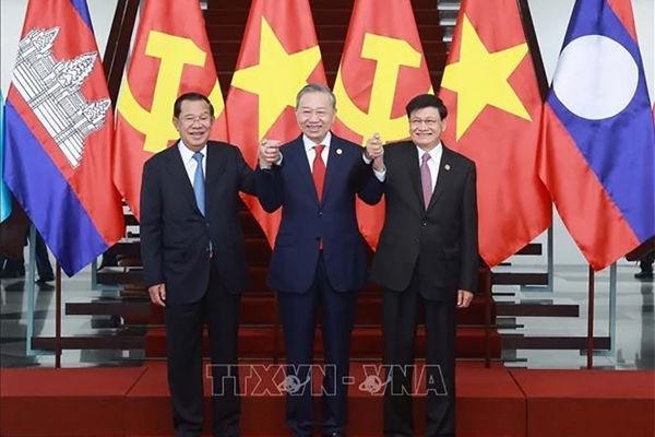 Vietnam, Laos, Cambodia fortify ties in new development phase