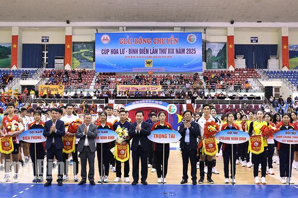 Volleyball Championship Hoa Lu - Binh Dien Cup 2025 officially opens in Ninh Binh