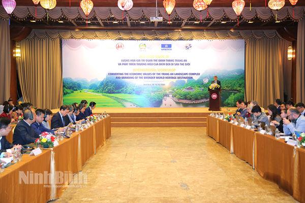 Workshop discusses strategy for managing and promoting the value of Trang An heritage