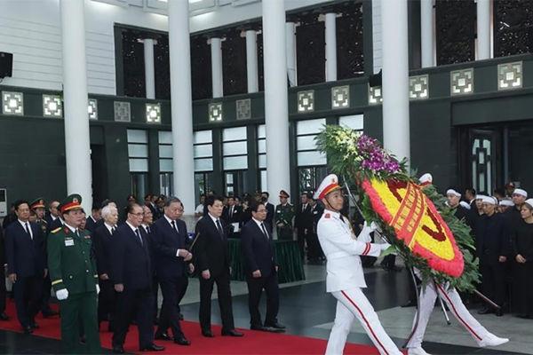 State funeral held for former State President Tran Duc Luong
