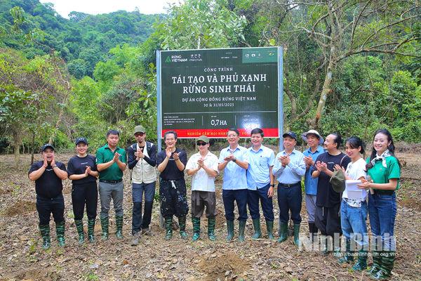 Artists plant trees in Cuc Phuong National Park as part of Forestival