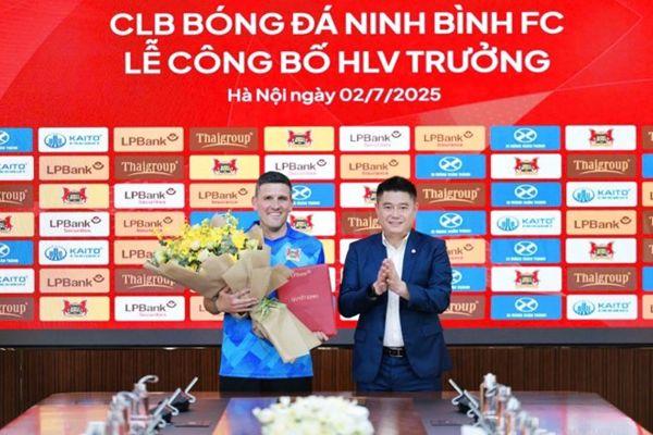 Ninh Binh Football Club has new coach