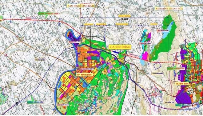 The North-South high-speed railway’s section running through Ninh Binh province has a total length of around 86 kilometers.