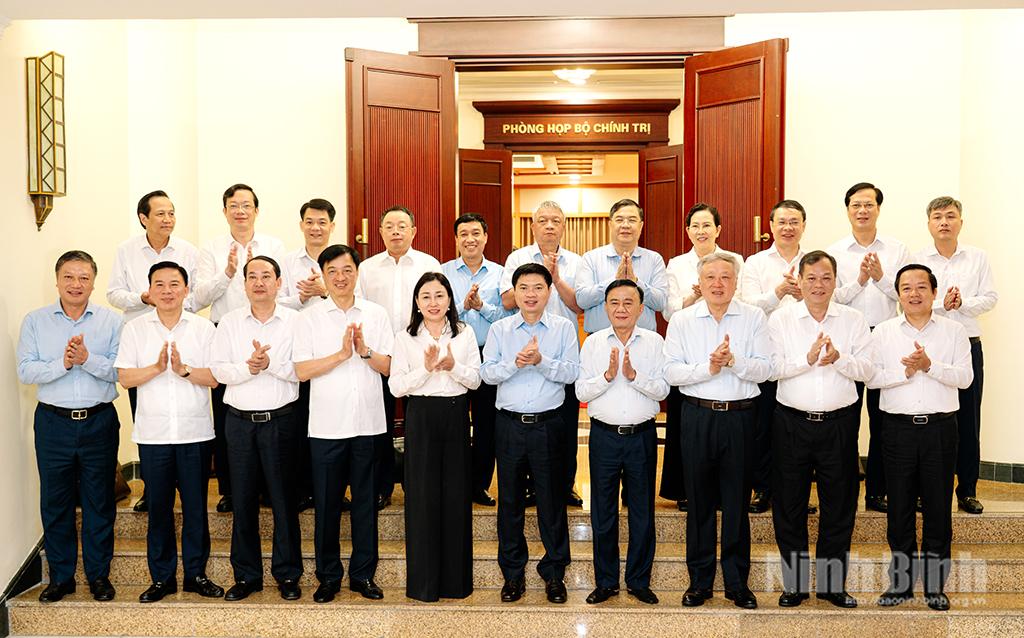 Politburo working group and the Standing Board of Ninh Binh province's Party Committee.