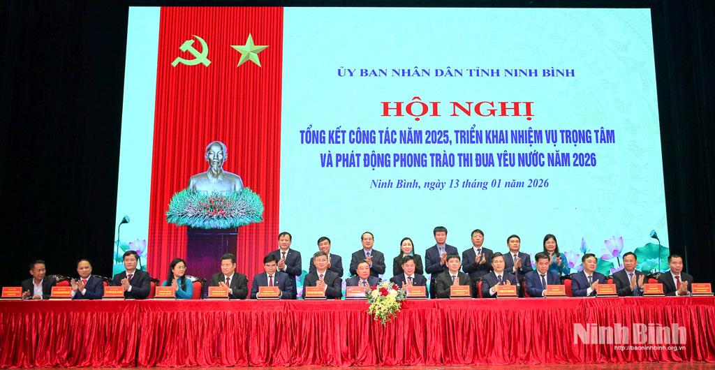 A conference on January 13 to implement key tasks for socio-economic development in 2026 and launch the patriotic emulation movement for 2026.