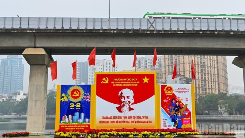 Large billboards are installed in squares, roundabouts and busy public areas to spread the message of the election day.