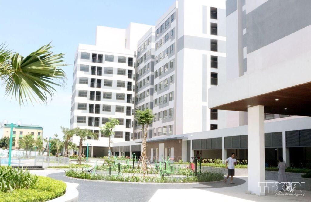 Social housing project in Dong Van ward.