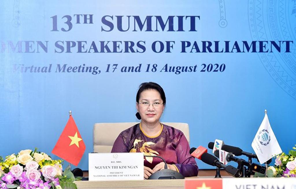 NA Chairwoman Nguyen Thi Kim Ngan attends 13th summit of world's NA female heads