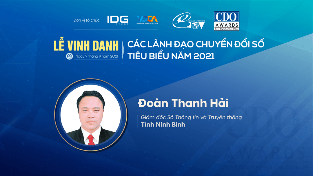 Director of Ninh Binh's Department of Information and Communications honoured as outstanding leader in digital transformation