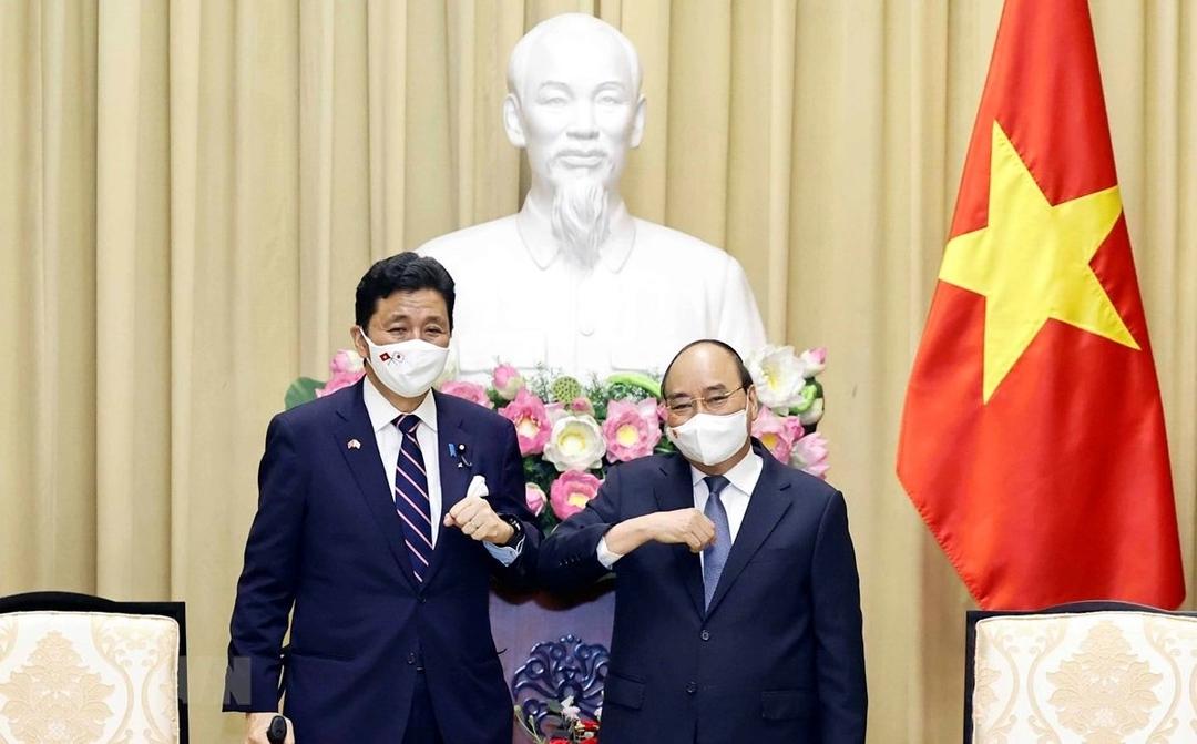 State President receives visiting Japanese Defence Minister