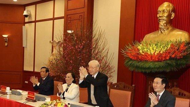 Party chief hails elderly association for five-year achievements