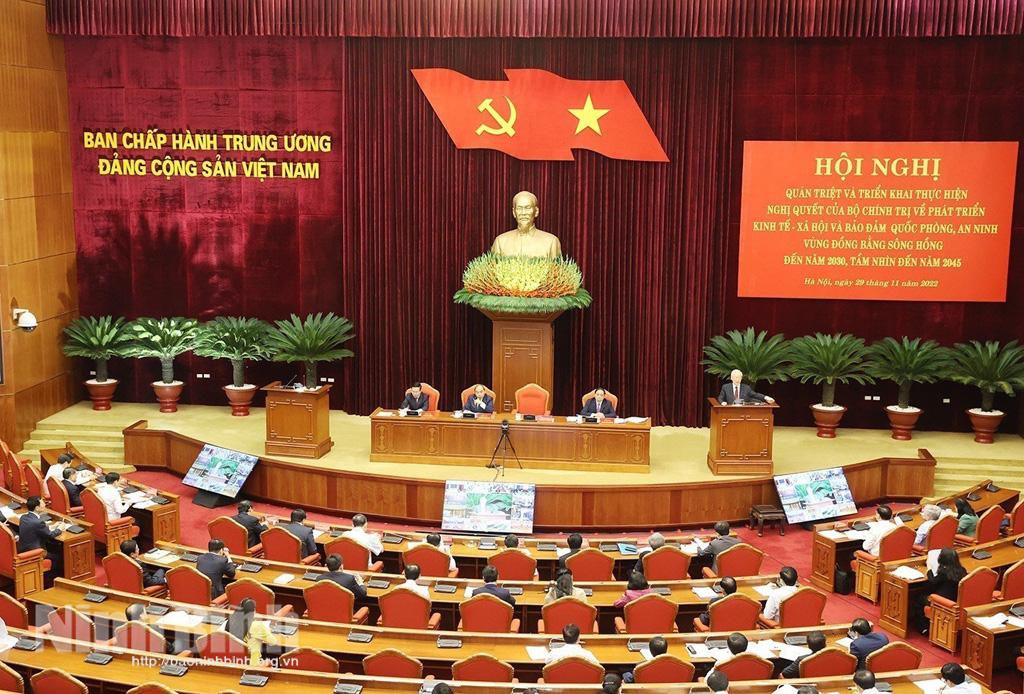 Conference spotlights Politburo resolution on Red River Delta development