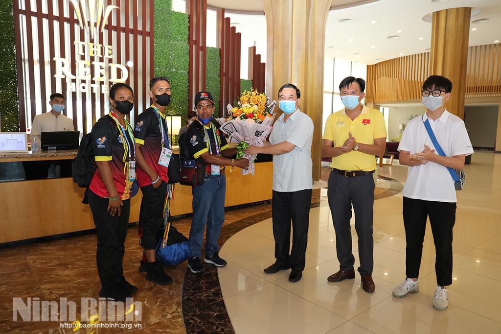 First foreign sport delegation arrives in Ninh Binh for SEA Games 31