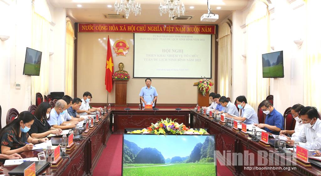 Ninh Binh looks into preparation for Tourism Week of "Yellow Colour of Tam Coc - Trang An"