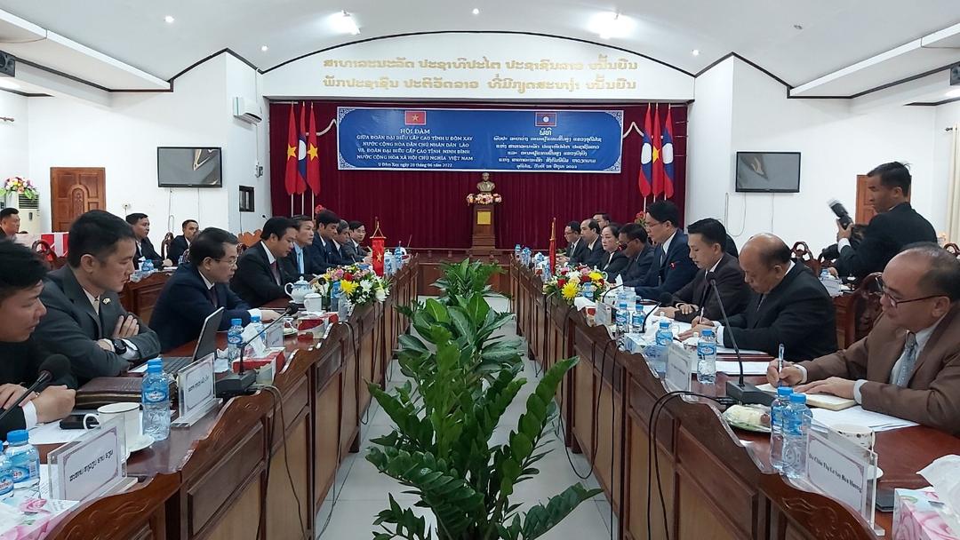 Ninh Binh signs cooperation agreement with Udomxay province of Laos