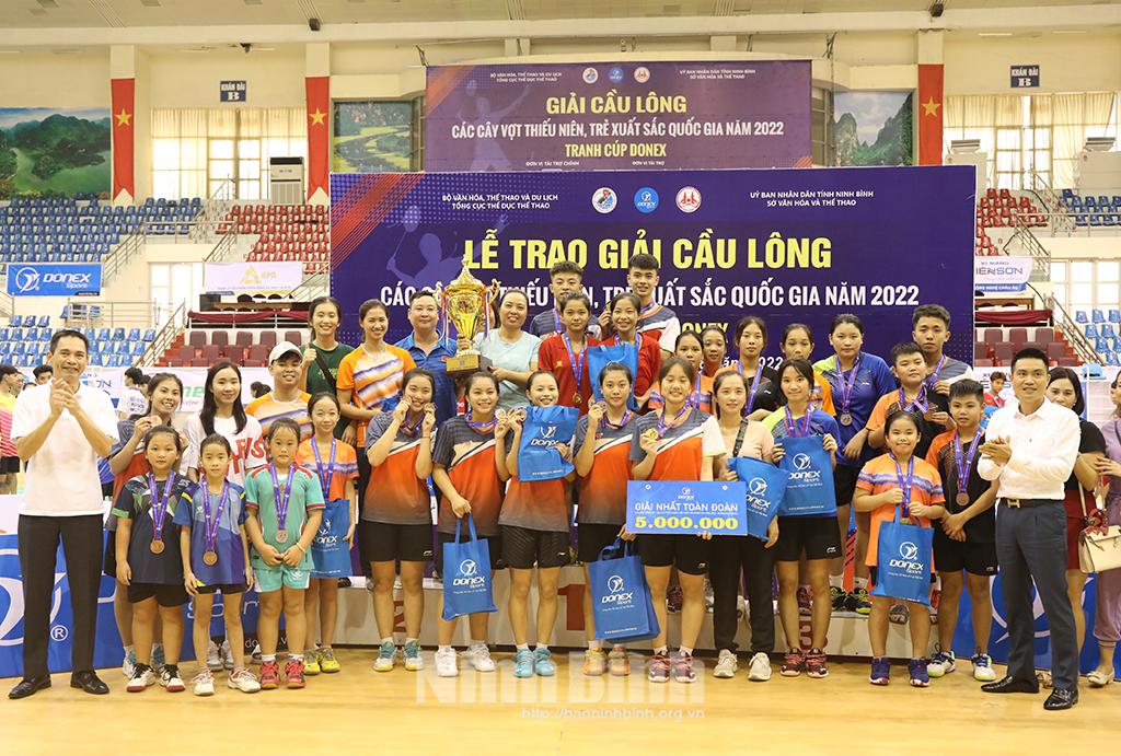 National excellent young badminton players tournament 2022 wraps up