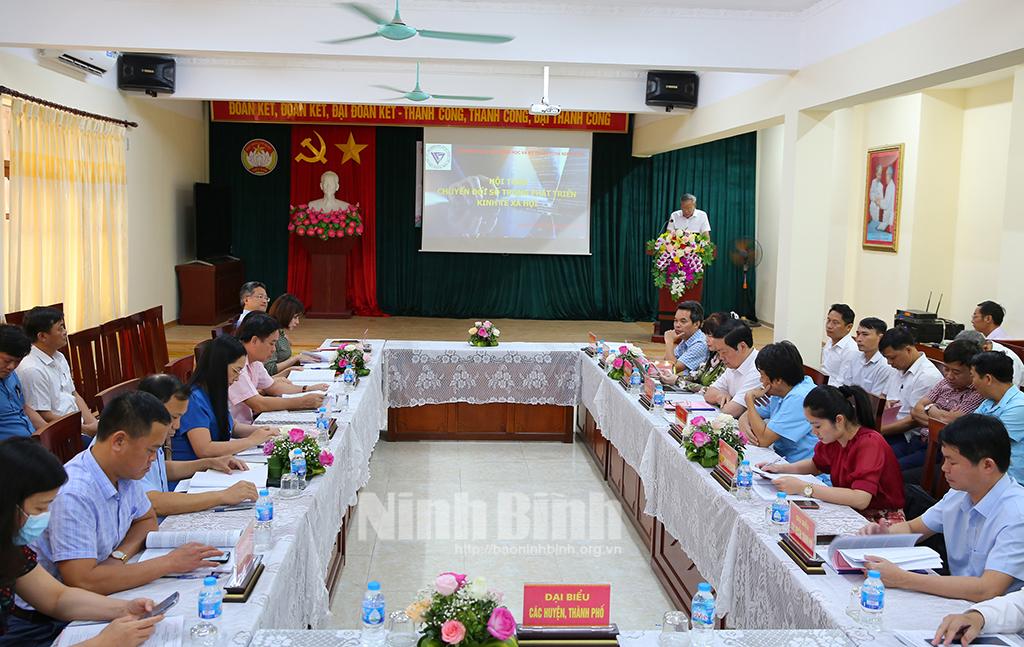 Seminar talks digital transformation in fostering Ninh Binh's socio-economic development