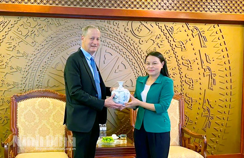 Ninh Binh's leaders receive Israeli Ambassador to Vietnam