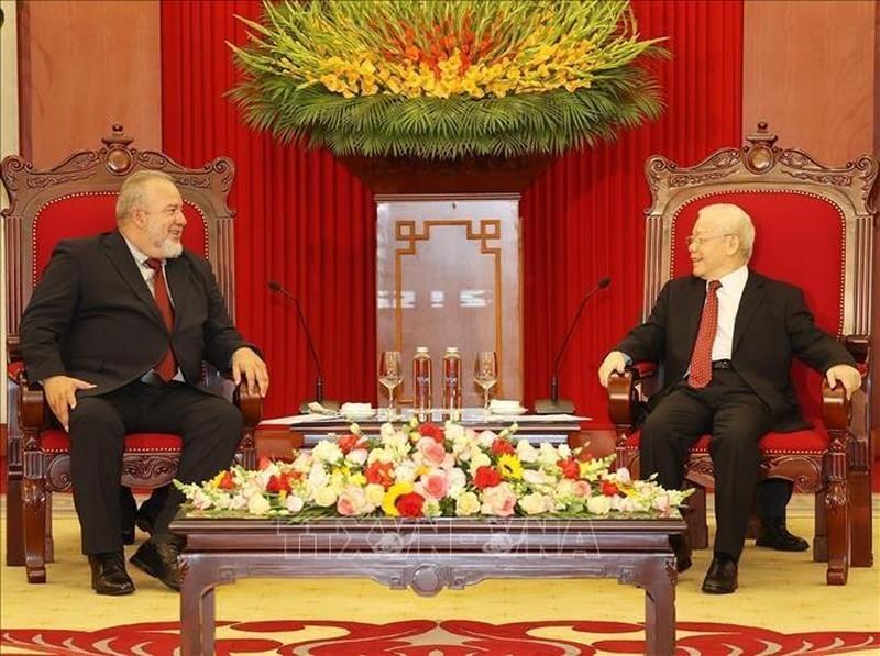 Party General Secretary receives Cuban Prime Minister
