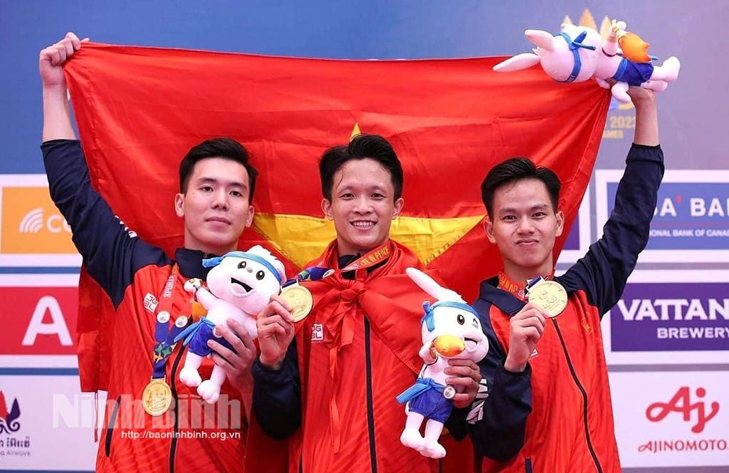 Ninh Binh's athletes win medals at SEA Games 32