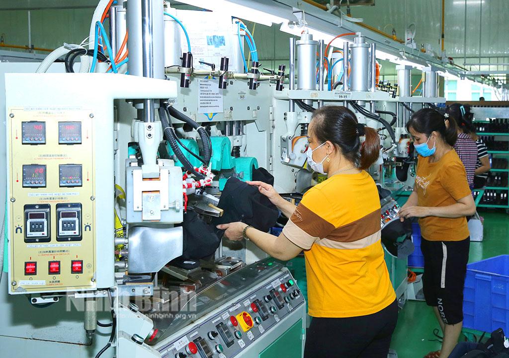 Ninh Binh's index of industrial production increases by 5.8% in six months