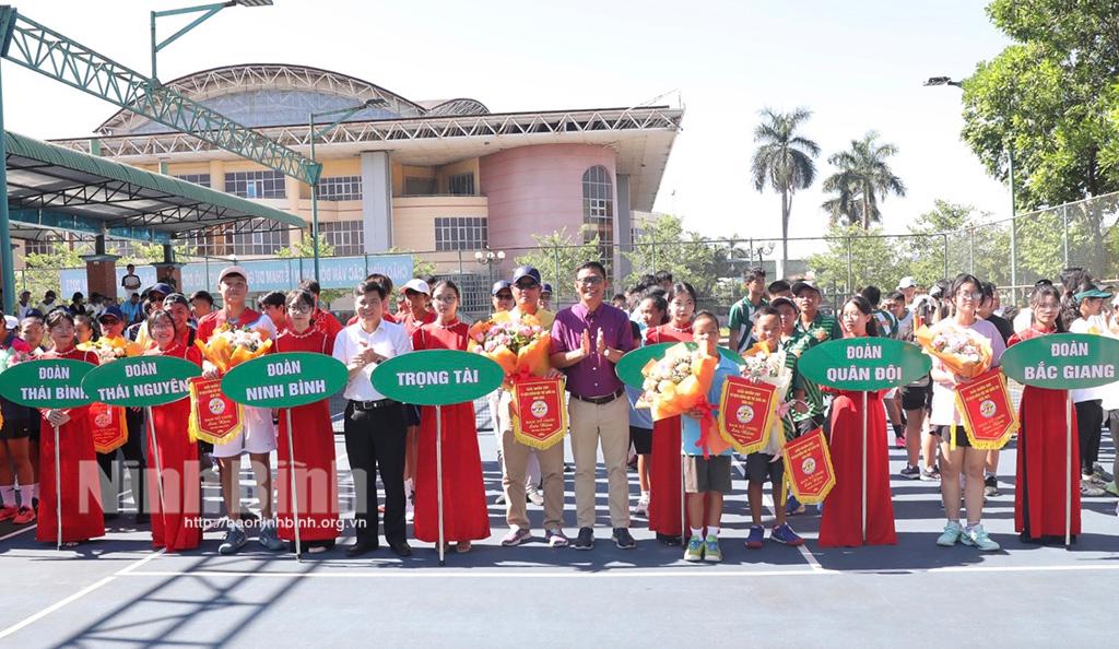 National junior doubles tennis tournament opens in Ninh Binh