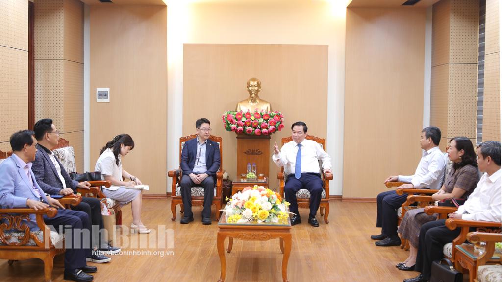 Vice Chairman of provincial People's Committee receives delegation from RoK's Hoseo University