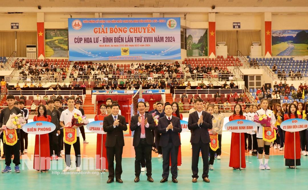 Volleyball Championship Hoa Lu - Binh Dien Cup 2024 opens in Ninh Binh