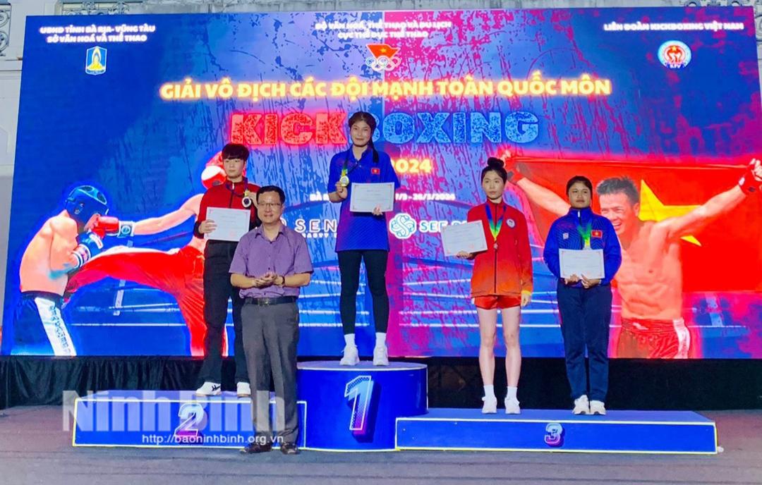Ninh Binh atheletes bring home medals at the 2024 national strong clubs kickboxing tournament