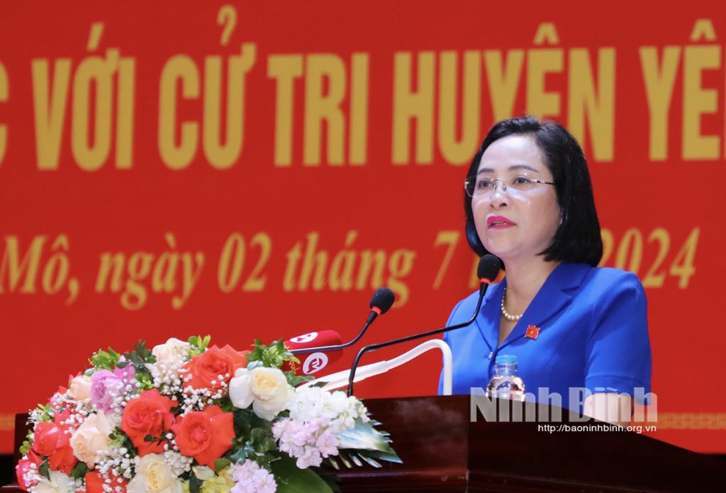 NA Vice Chairwoman meets with voters in Ninh Binh province