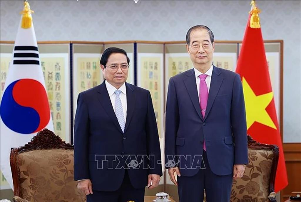 Vietnamese, Korean Prime Ministers hold talks in Seoul