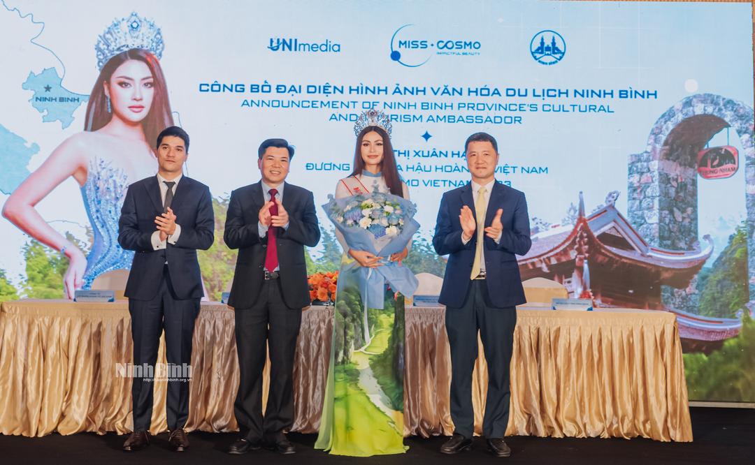 Ninh Binh's Culture and Tourism Ambassador, schedule of Miss Cosmo 2024 beauty pageant announced