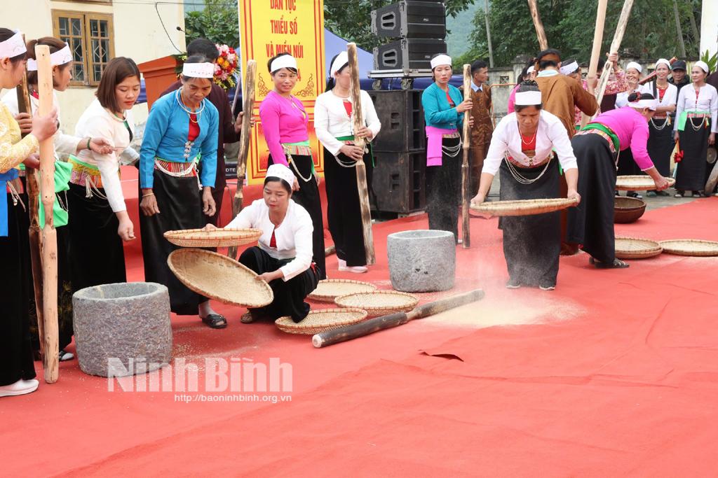 New Rice Festival of Muong ethnic minority people in Ninh Binh.