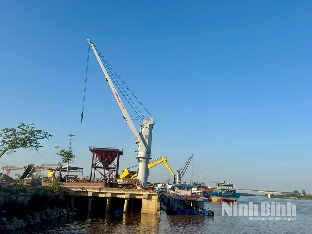 Thai Ha port in Bac Ly commune, Ninh Binh province.